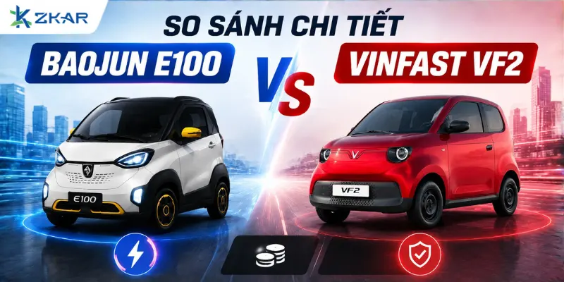 So Sánh Chi Tiết Baojun E100 Và VinFast VF2