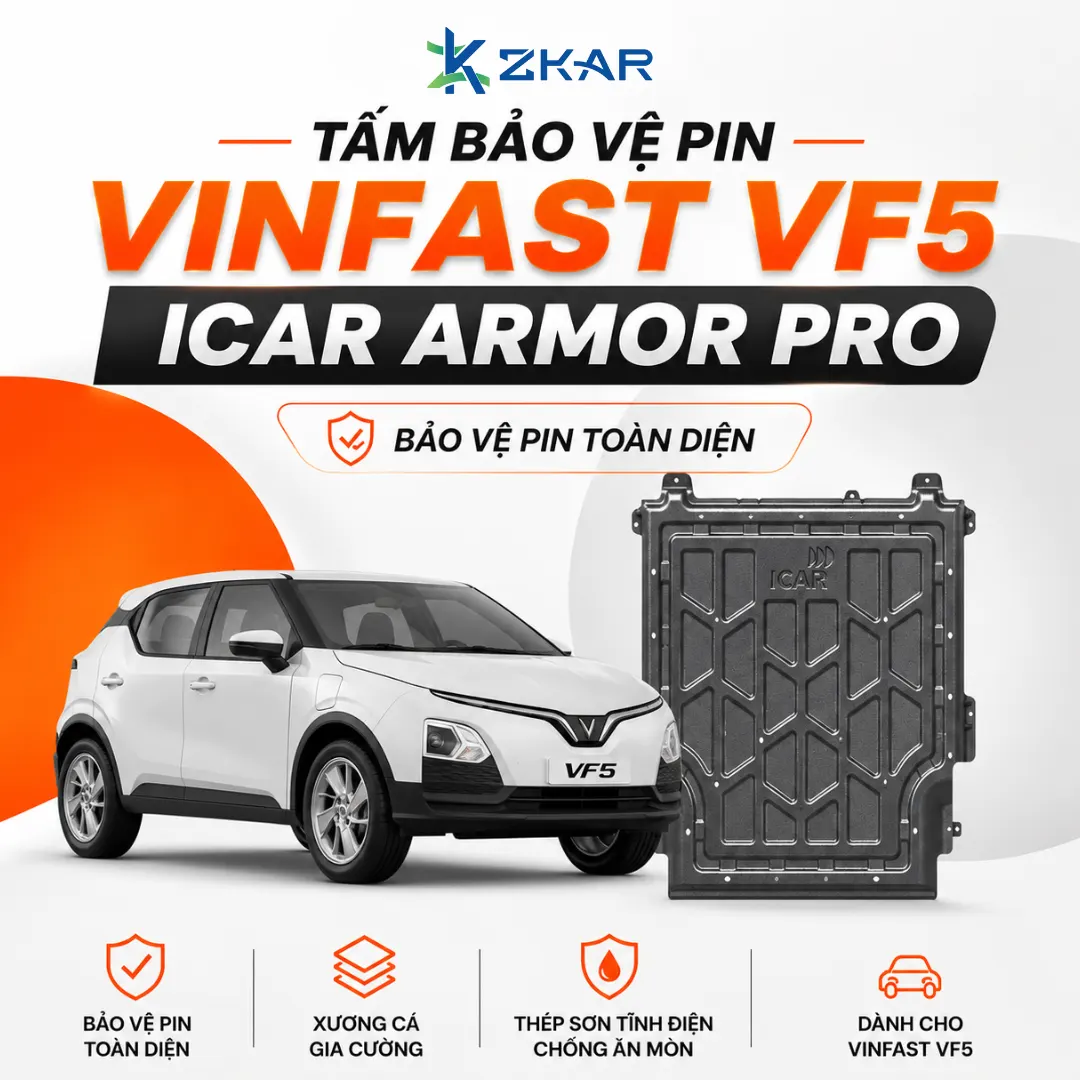 Tấm Bảo Vệ Pin VinFast VF5 ICAR Armor Pro
