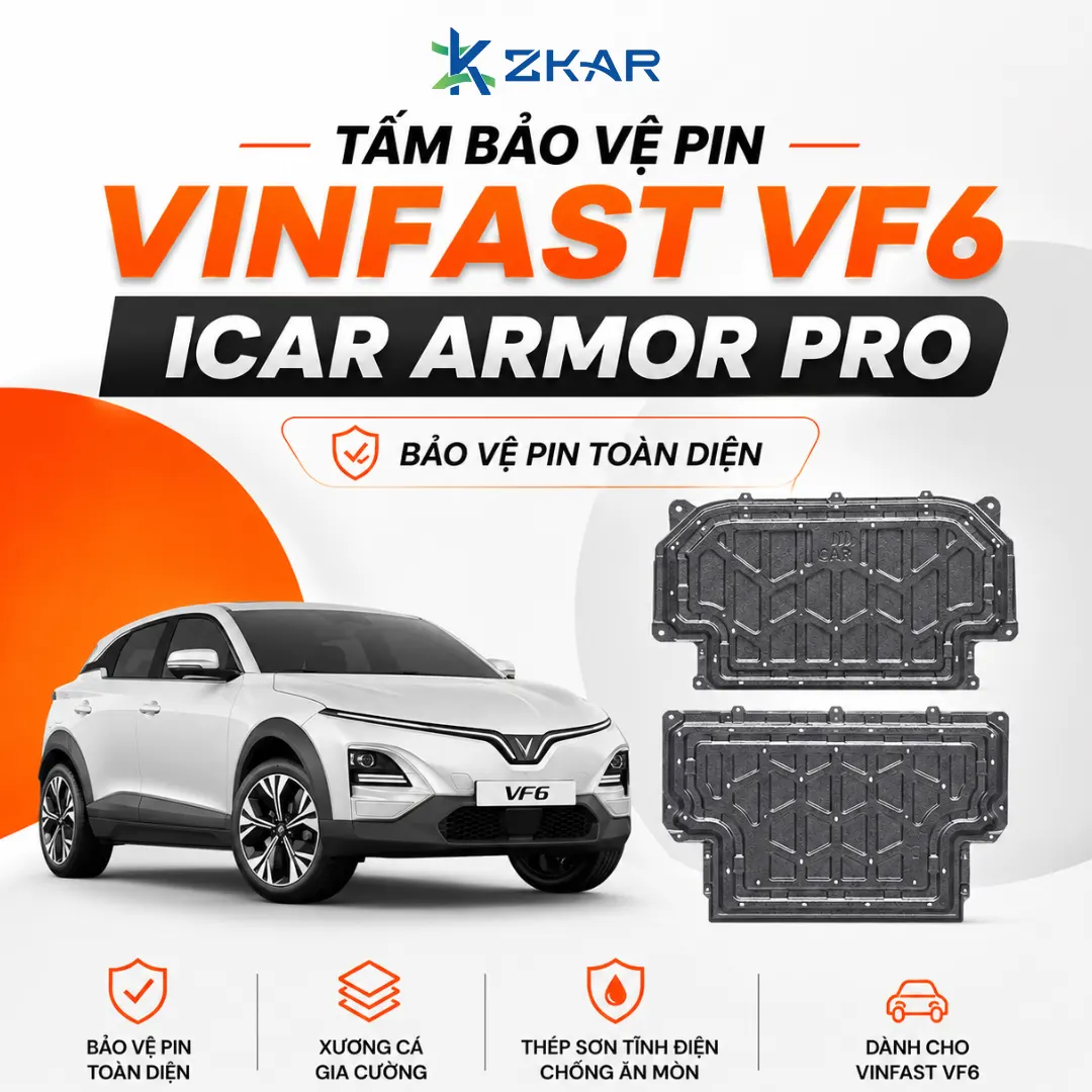 Tấm Bảo Vệ Pin VinFast VF6 ICAR Armor Pro