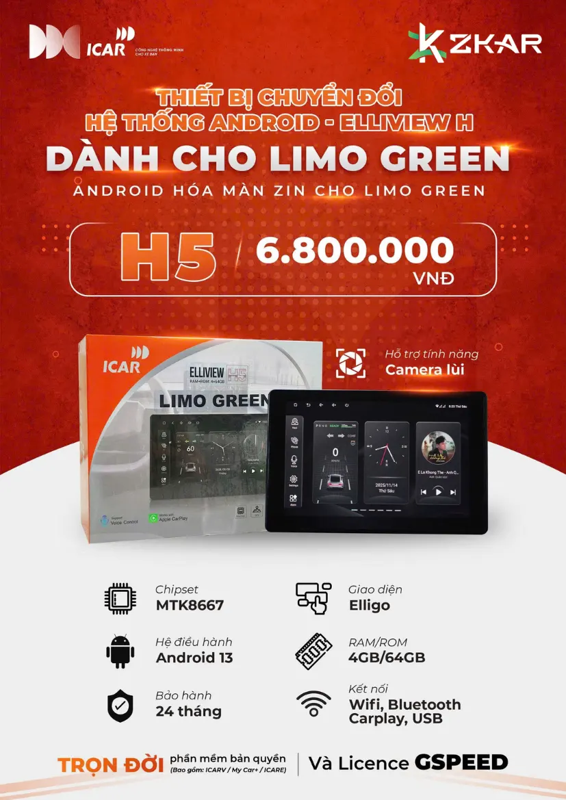 Thiết Bị Chuyển Đổi Hệ Thống Android - Elliview H5
