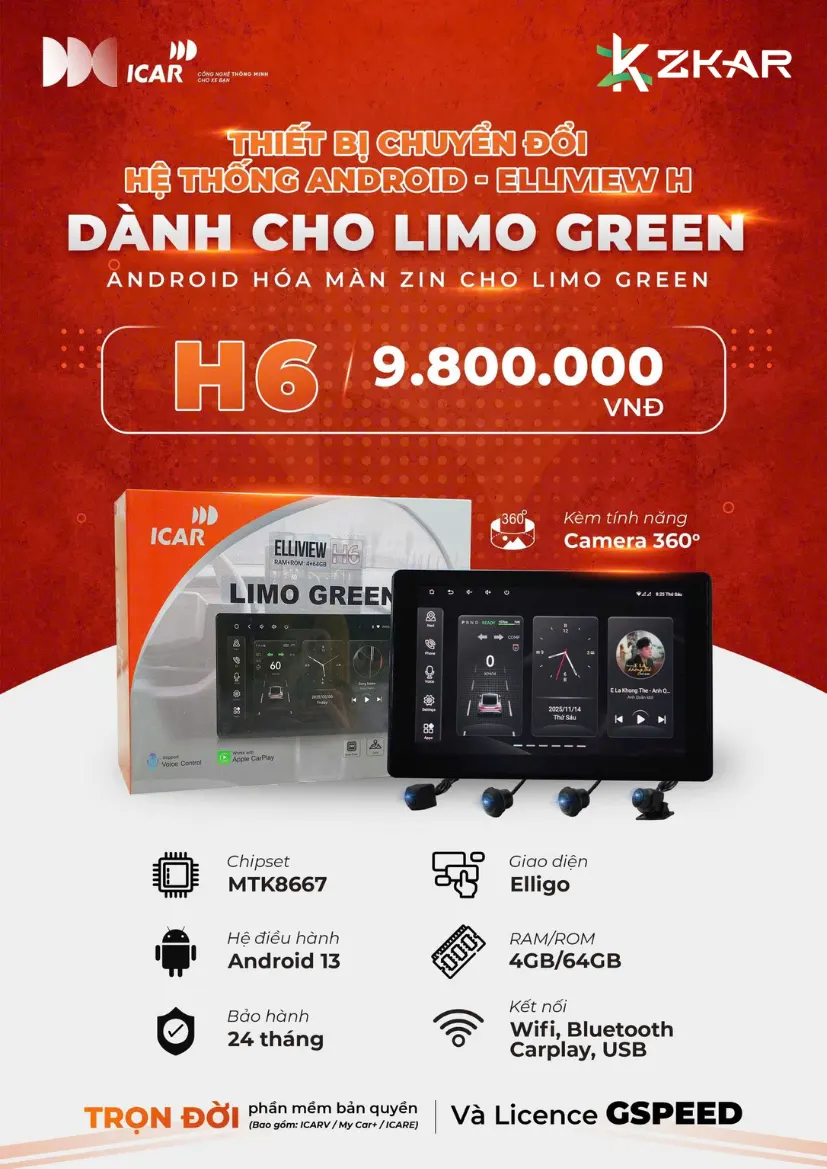 Thiết Bị Chuyển Đổi Hệ Thống Android - Elliview H6
