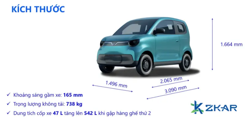 Tổng Quan Kích Thước Vinfast vf2