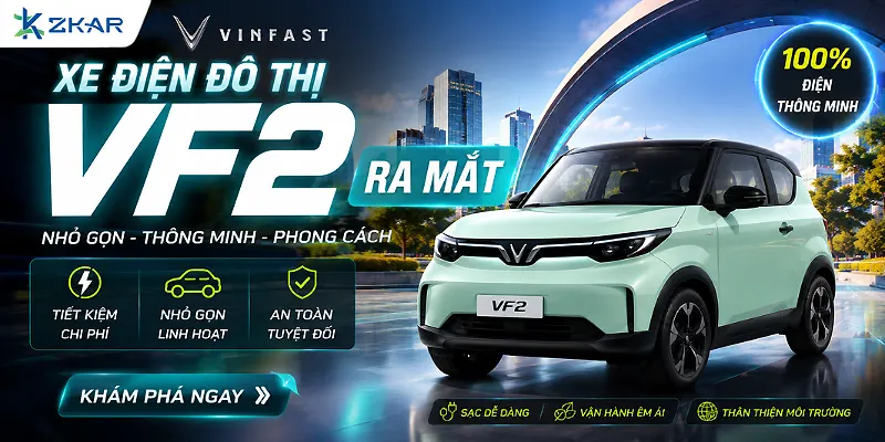 Xe Điện Đô Thị VinFast VF2 Ra Mắt