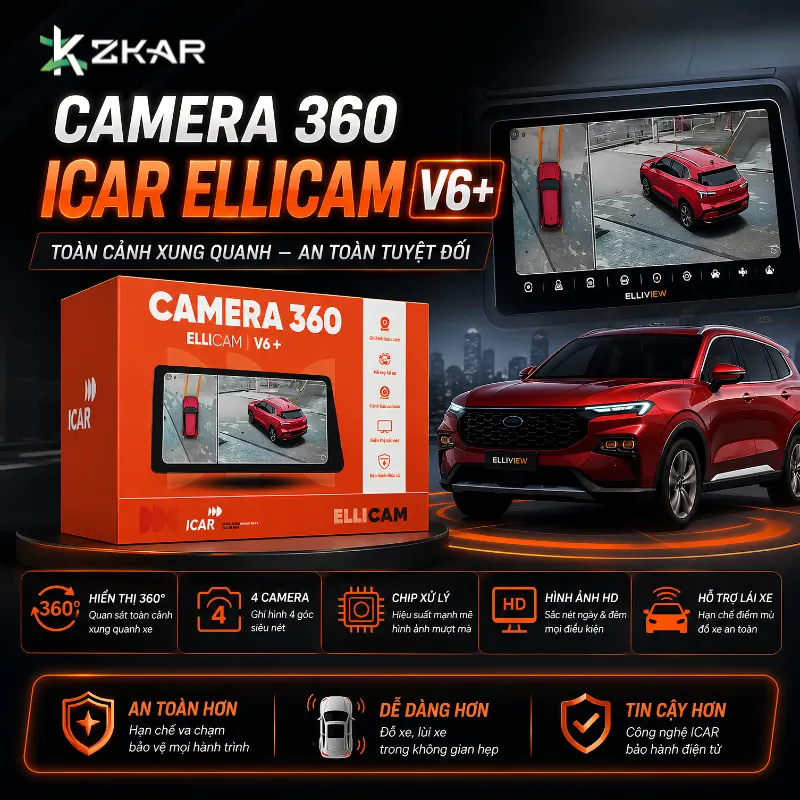 Camera 360 ICAR Ellicam V6 +