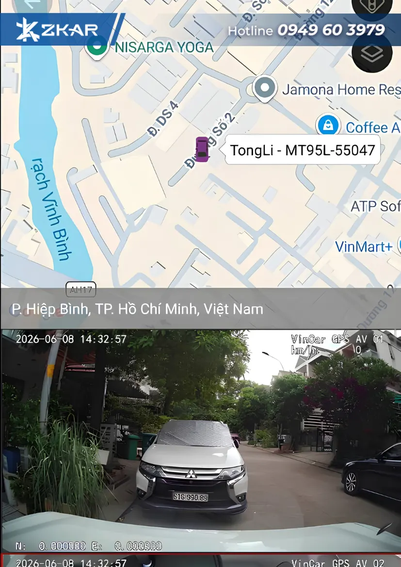 Địa Chỉ Lắp Camera Hành Trình VINCAR TCM-3 Uy Tín