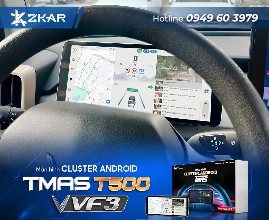 Địa Chỉ Lắp Màn Hình Cluster TMAS T500 Cho VF3