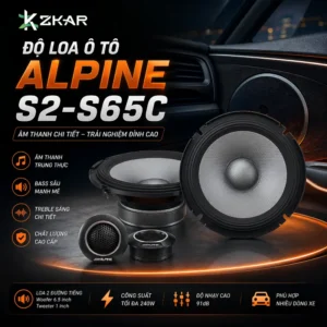 Độ Loa Alpine S2-S65C Ô Tô