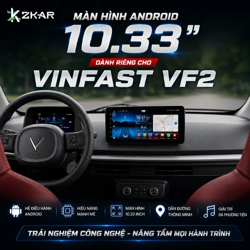 Màn Hình Android TMAS 10.33 Inch Dành Riêng Cho VinFast VF2