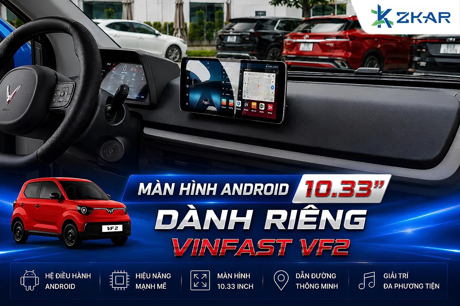 Màn Hình Android TMAS 10.33 – Trải Nghiệm Giải Trí Trên VF2