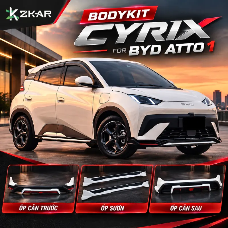 Bộ Bodykit CYRIX Cho Xe BYD ATTO 1