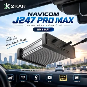 Camera Hành Trình Navicom J247 Pro Max – Bộ 1 Mắt Ô Tô