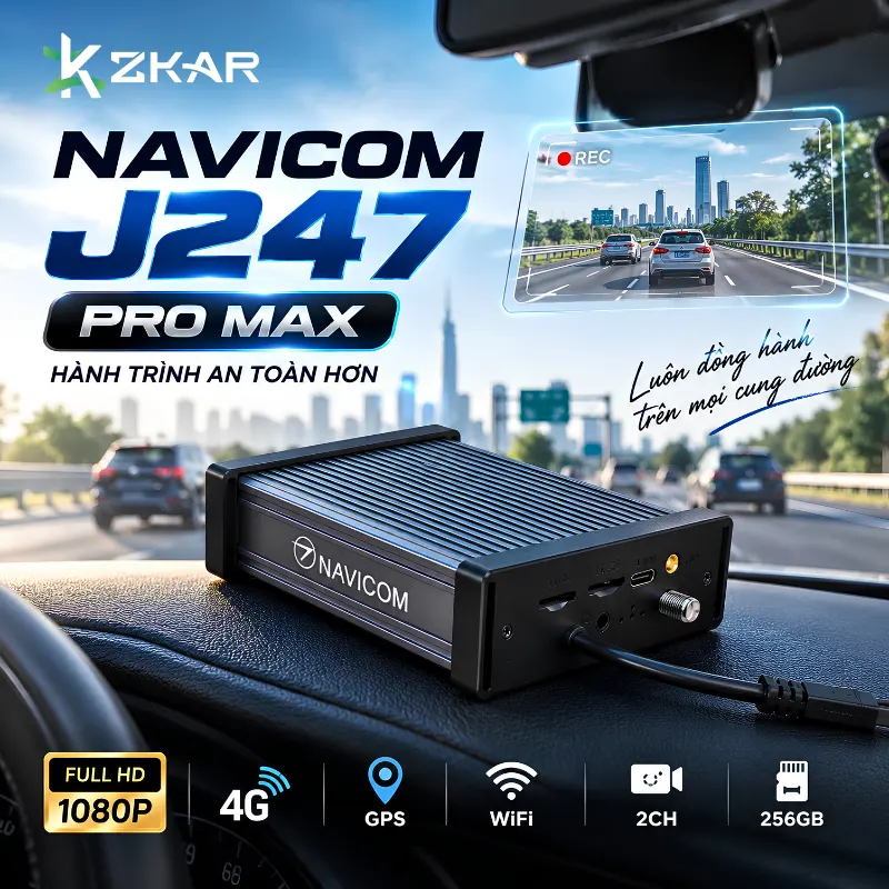 Camera Hành Trình Navicom J247 Pro Max Ô Tô