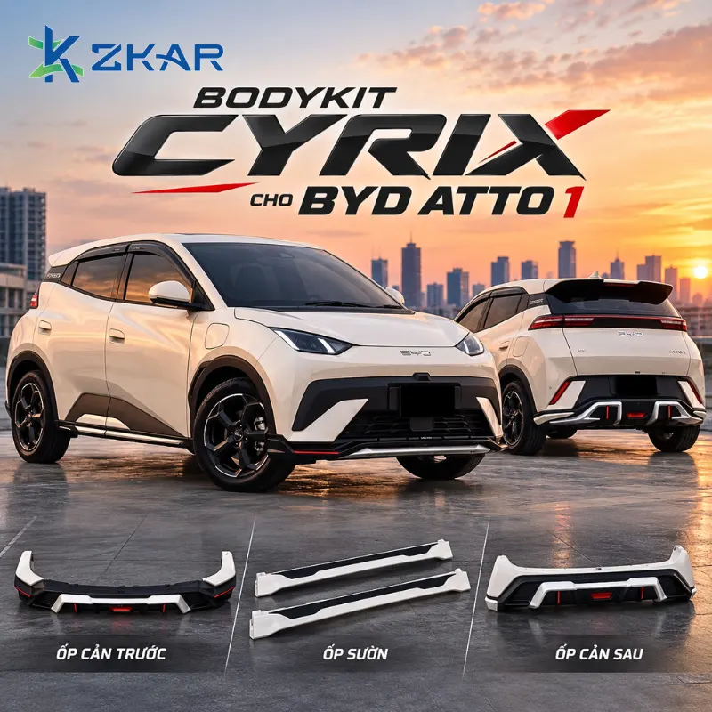 Địa Chỉ Độ Bodykit CYRIX Cho Xe BYD ATTO 1 Uy Tín Tại TP.HCM