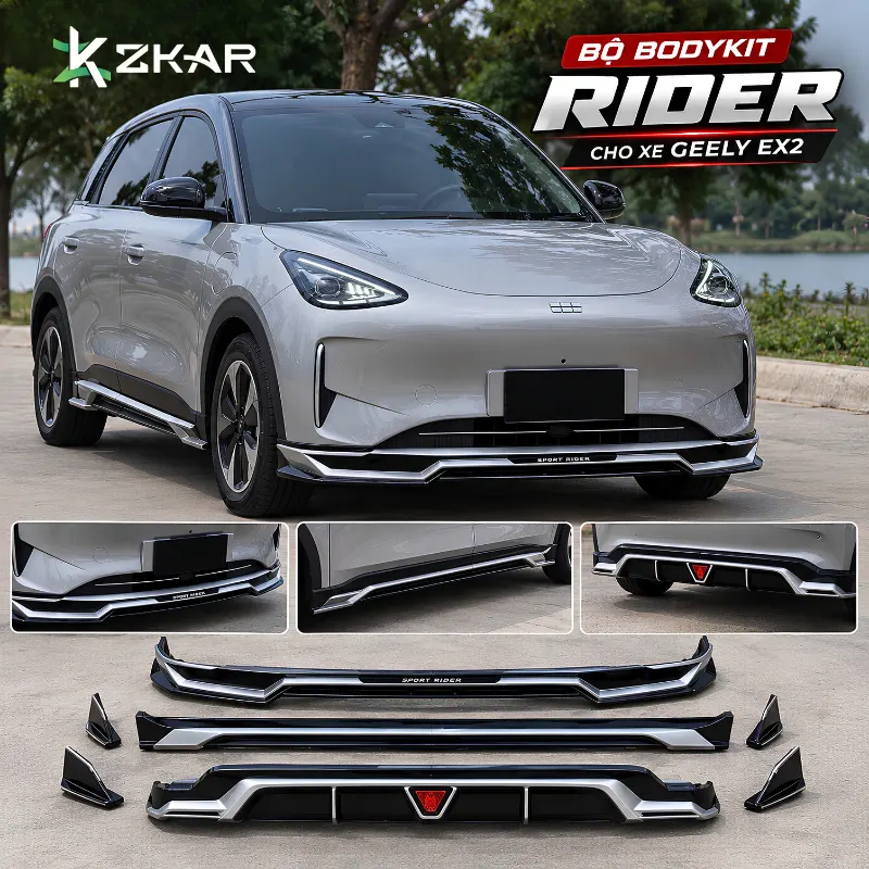 Địa Chỉ Độ Bodykit Rider Cho Geely EX2 Tại TP.HCM Uy Tín Tại TP.HCM