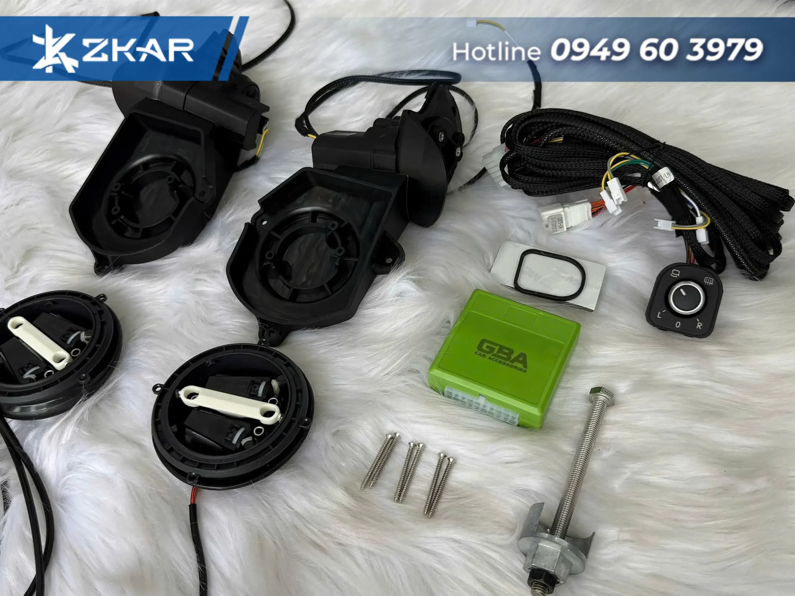 Địa chỉ lắp gương gập điện GBA uy tín Tại TP.HCM & Bình Dương