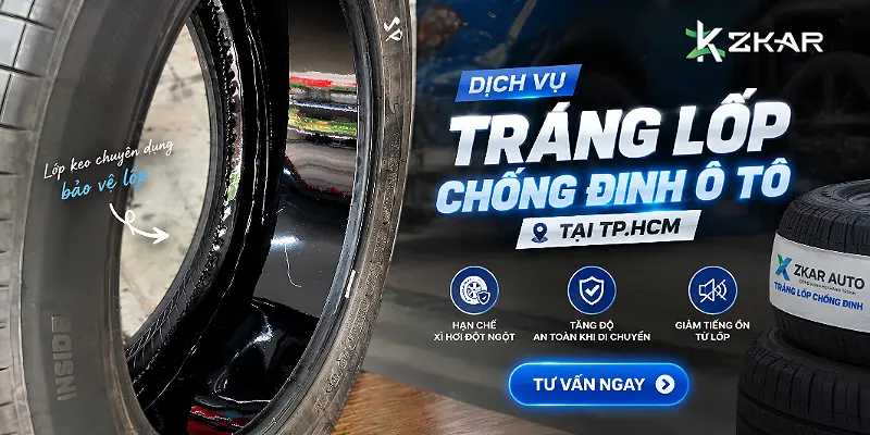 Dịch Vụ Tráng Lốp Chống Đinh Ô Tô Tại TP.HCM
