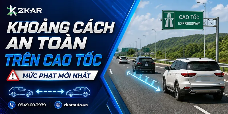Khoảng cách an toàn trên cao tốc & mức phạt mới nhất