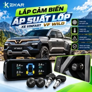 Lắp cảm biến áp suất lốp xe vinfast vf wild