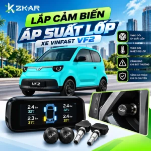Lắp cảm biến áp suất lốp xe vinfast vf2