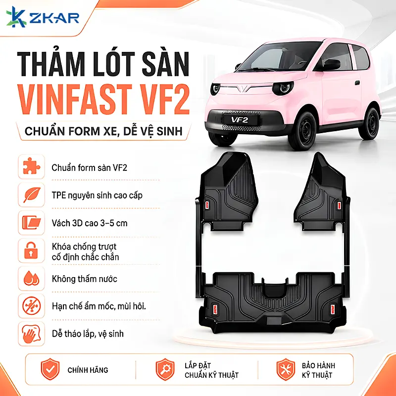 Thảm lót sàn vinfast vf2