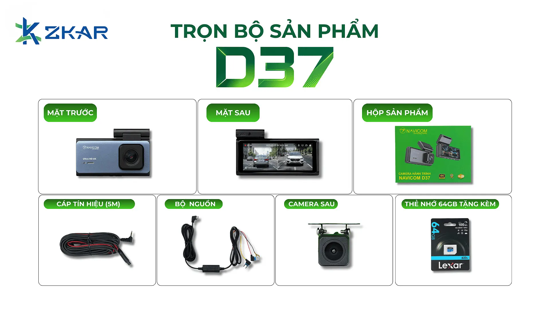 Trọn bộ sản phẩm giám sát Navicom D37