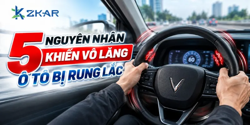 5 Nguyên Nhân Khiến Vô Lăng Ô Tô Bị Rung Lắc