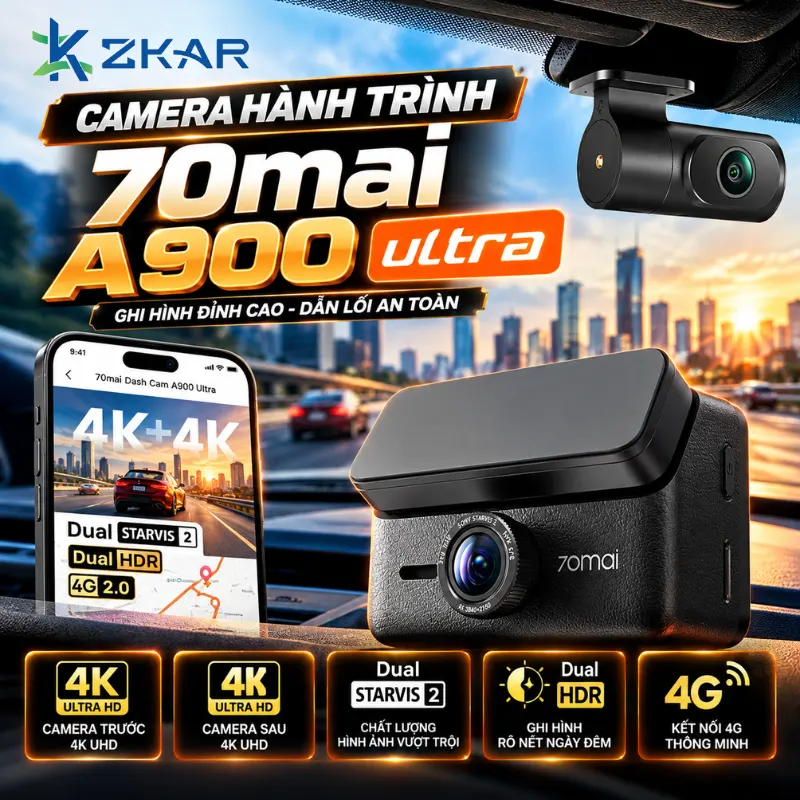 Camera Hành Trình 70mai A900 Ultra