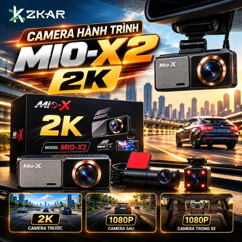 Camera Hành Trình MIO-X2 2K Chính Hãng