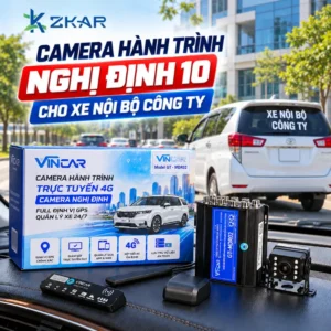 Camera Hành Trình Nghị Định 10 VINCAR GT-MDR02 Cho Xe Nội Bộ Công Ty