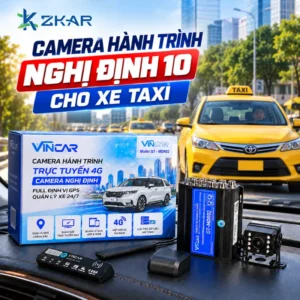 Camera Hành Trình Nghị Định 10 VINCAR GT-MDR02 Cho Xe Taxi