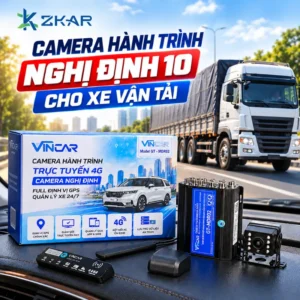 Camera Hành Trình Nghị Định 10 VINCAR GT-MDR02 Cho Xe Vận Tải