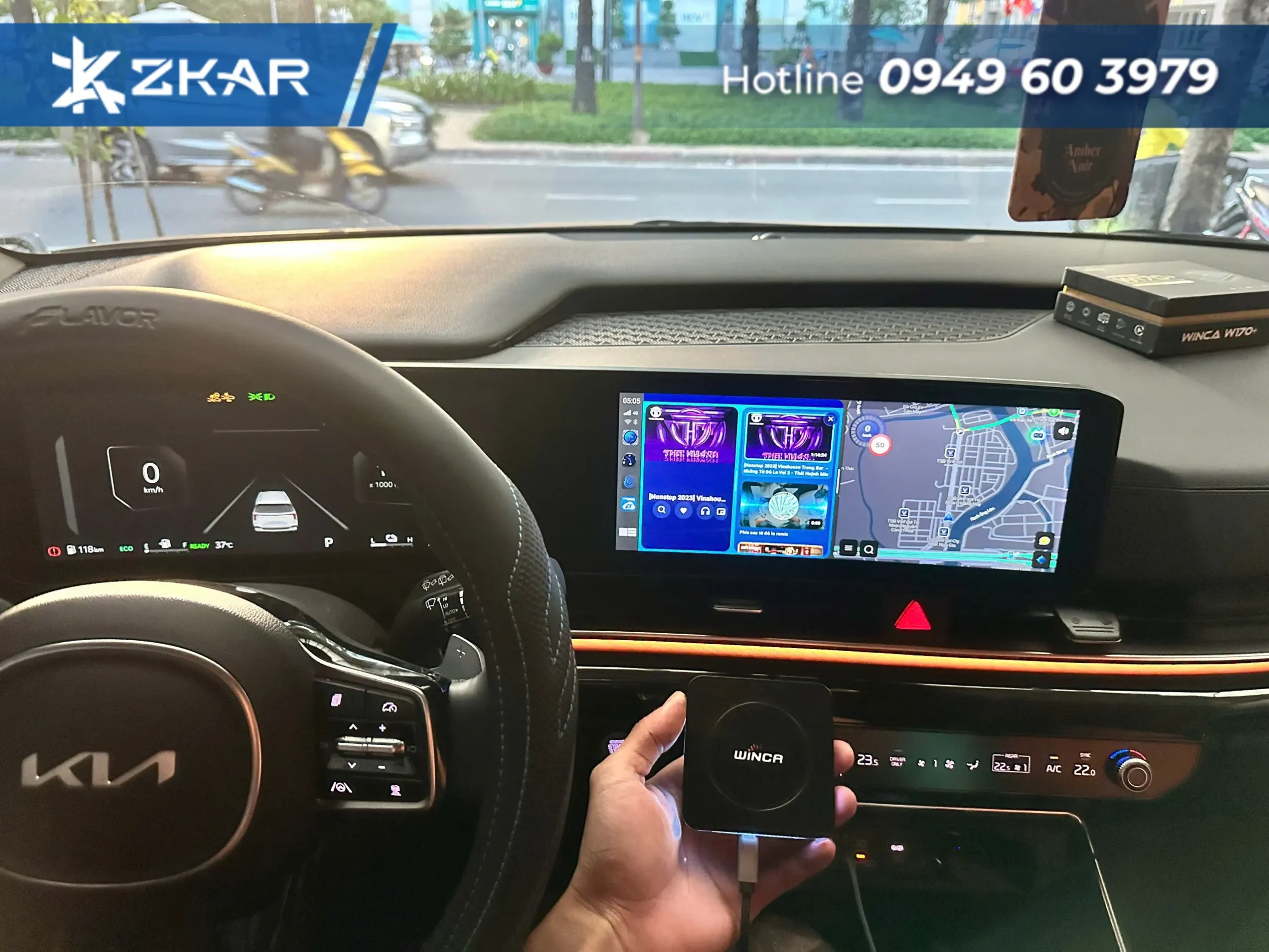 Địa Chỉ Gắn Android Box Winca Cho Kia Carnival Uy Tín Tại TP.HCM