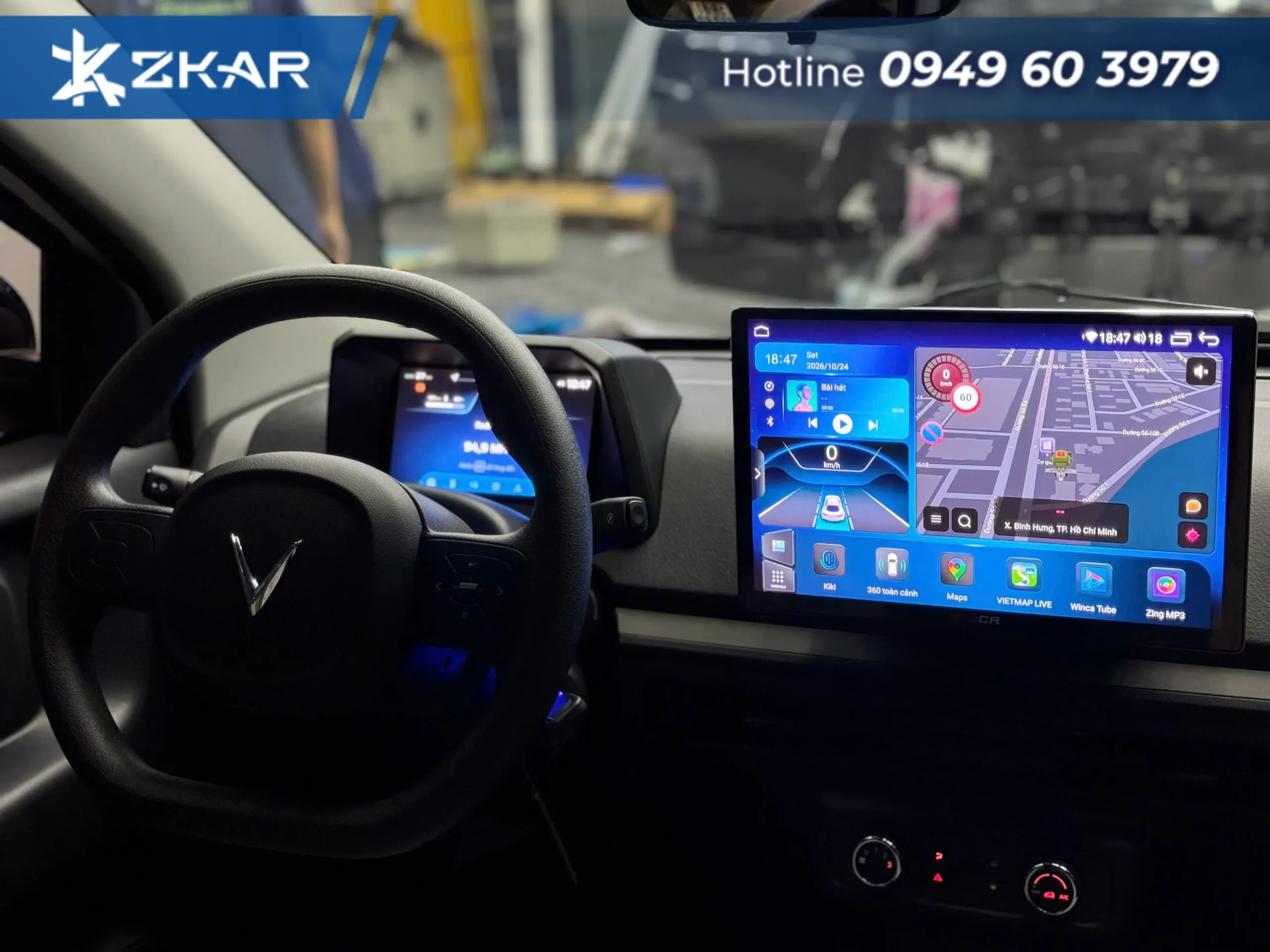 Địa Chỉ Lắp Màn Hình Winca S200+ Uy Tín Cho Xe VinFast – ZKar Auto