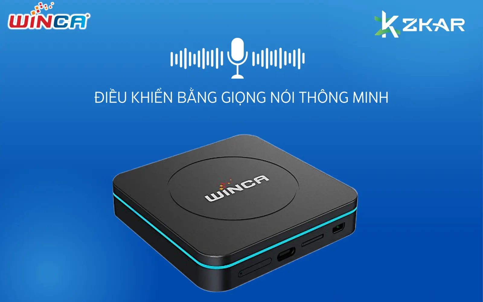 Điều khiển bằng giọng nói thông minh - android box winca w170+