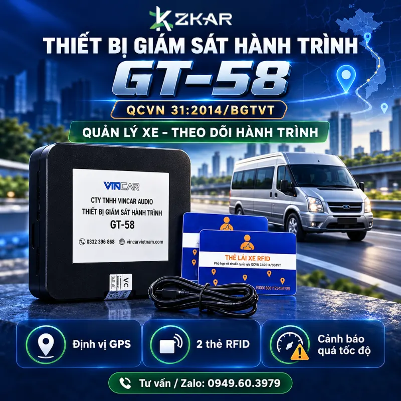 Thiết Bị Giám Sát Hành Trình VINCAR GT-58